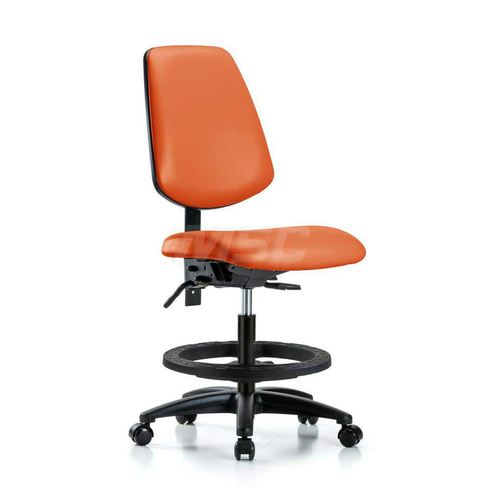 Task Chair: Vinyl, Orange Kist