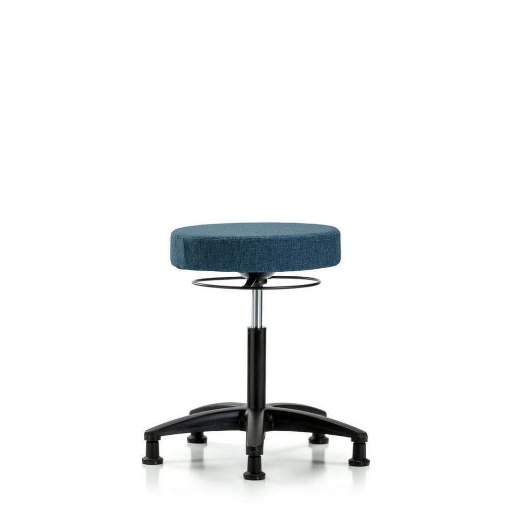 Adjustable Height Swivel Stool: Olefin, 24″ Seat Width, 24″ Seat Depth Round Height