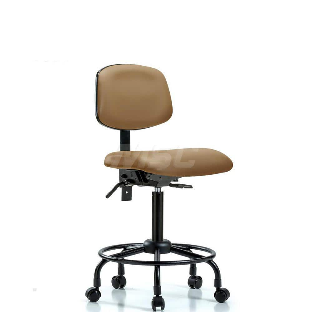 Task Chair: Vinyl, Taupe