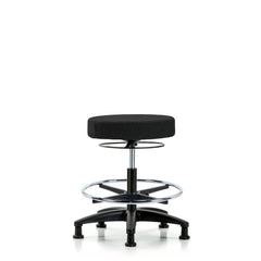 Adjustable Height Swivel Stool: Olefin, 24″ Seat Width, 24″ Seat Depth Round Height