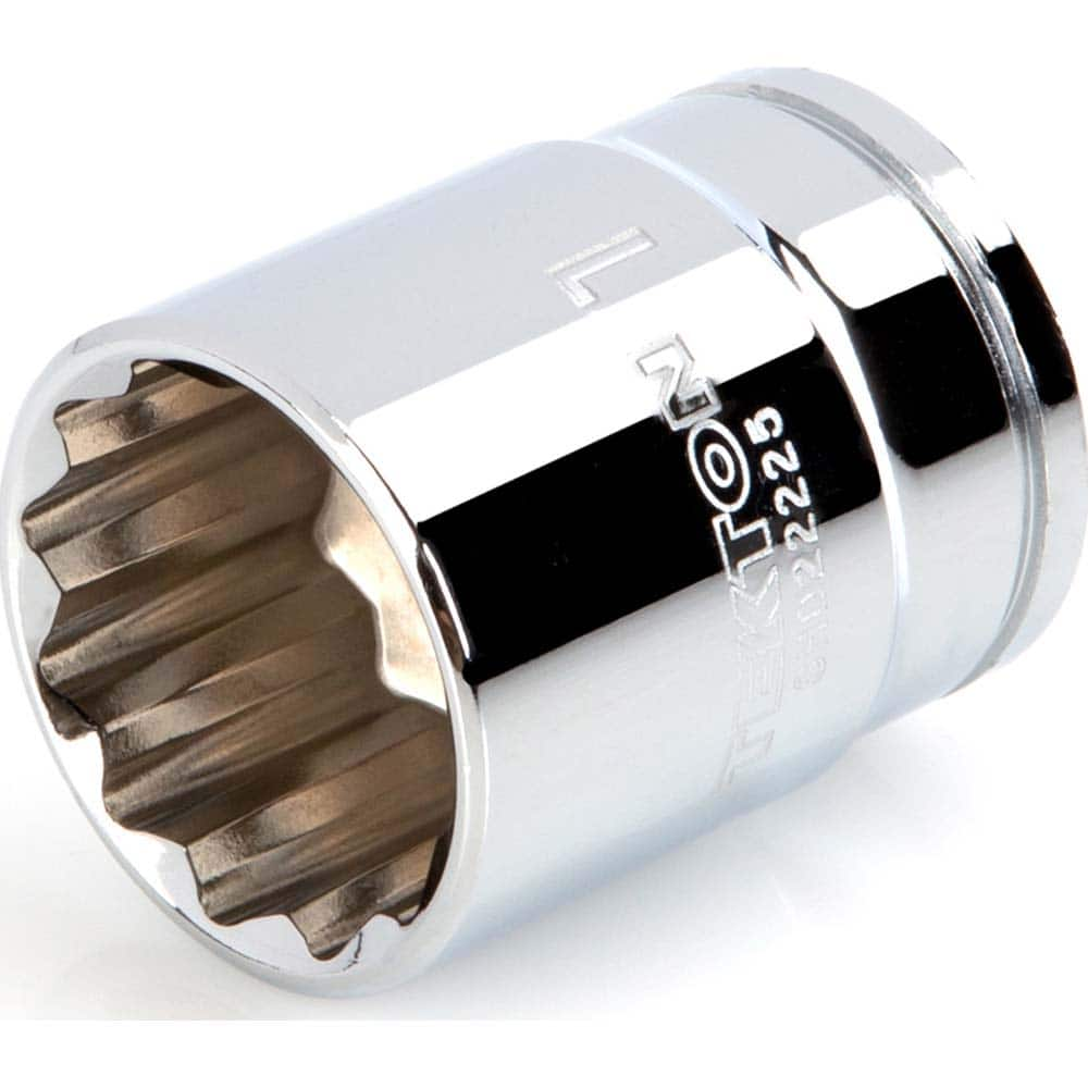 Hand Socket: 1/2″ Drive, 1″ Socket, 12-Point Chrome-Plated & Polished