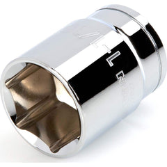 Hand Socket: 1/2″ Drive, 1-1/16″ Socket, 6-Point Chrome-Plated & Polished