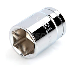 Hand Socket: 1/2″ Drive, 13/16″ Socket, 6-Point Chrome-Plated & Polished