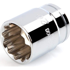 Hand Socket: 1/2″ Drive, 26 mm Socket, 12-Point Chrome-Plated & Polished