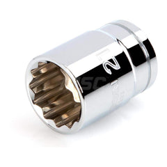 Hand Socket: 1/2″ Drive, 21 mm Socket, 12-Point Chrome-Plated & Polished