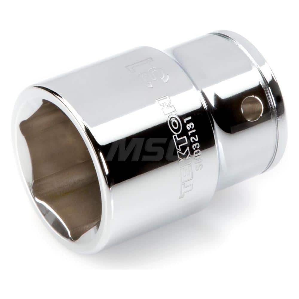 Hand Socket: 3/4″ Drive, 31 mm Socket, 6-Point Chrome-Plated & Polished