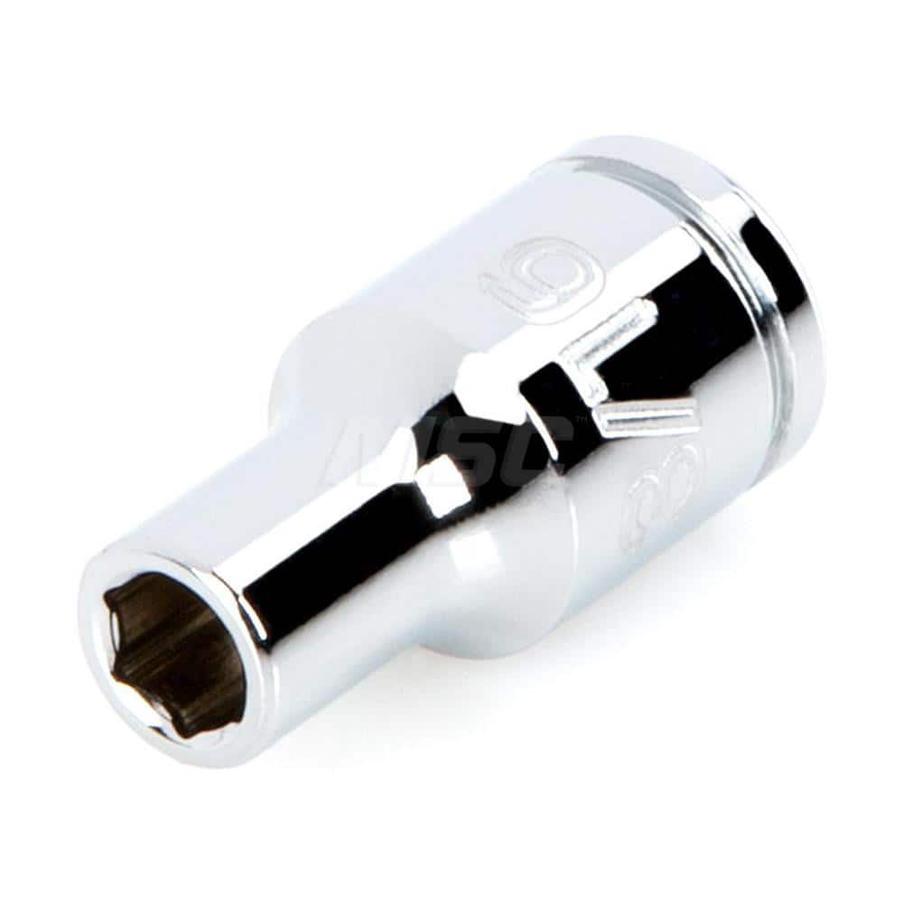 Hand Socket: 1/4″ Drive, 3/16″ Socket, 6-Point Chrome-Plated & Polished