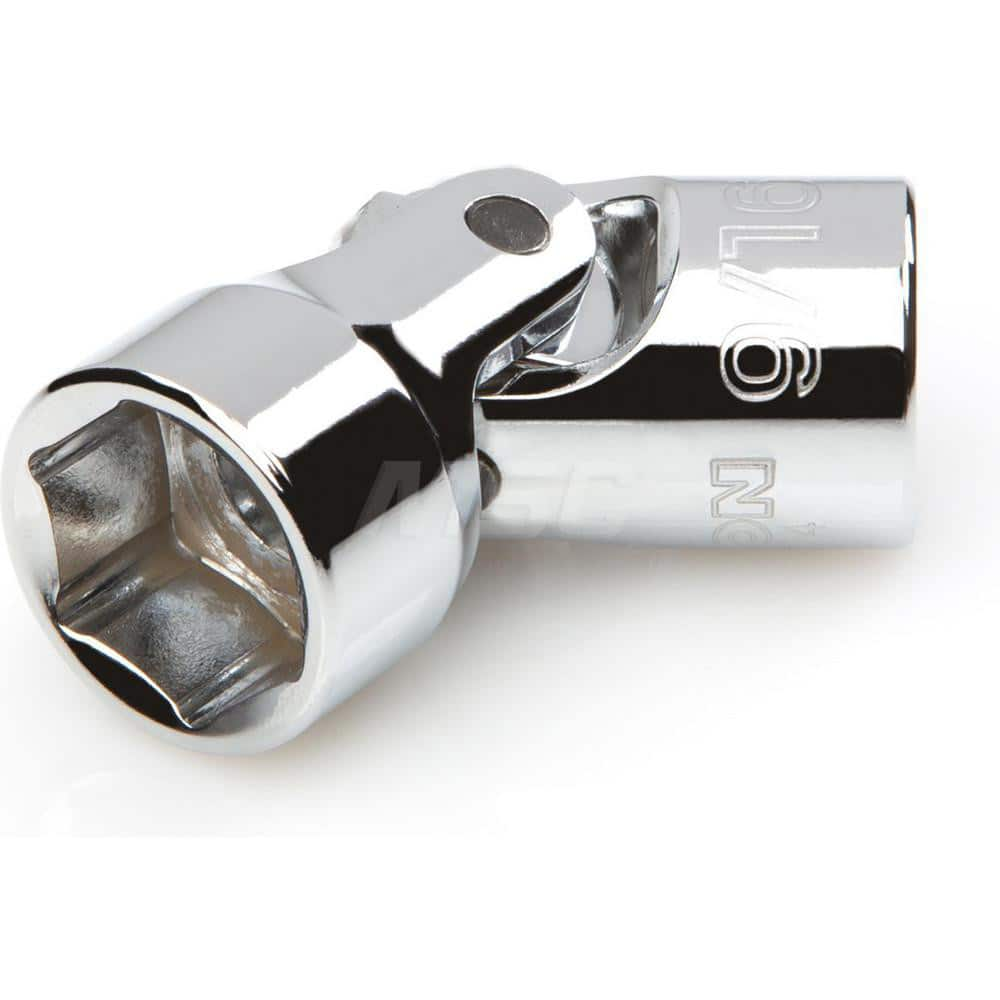 Hand Socket: 3/8″ Drive, 9/16″ Socket, 6-Point Chrome-Plated & Polished