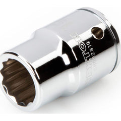 Hand Socket: 3/4″ Drive, 19 mm Socket, 12-Point Chrome-Plated & Polished