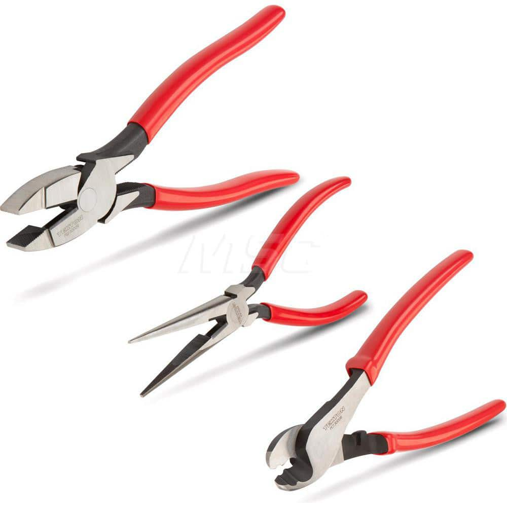 Plier Set: 3 Pc