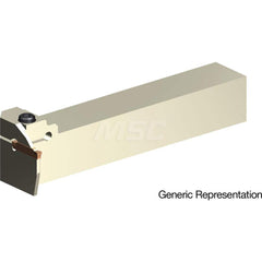 Indexable Cutoff Toolholder: 12 mm Max Depth of Cut, 24 mm Max Workpiece Dia, Right Hand 25 mm Shank Height, 25 mm Shank Width, Uses GCMN Inserts, Series GND