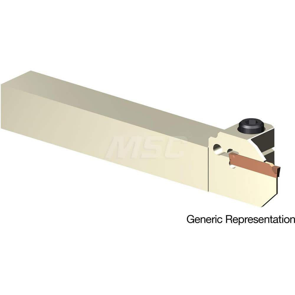 Indexable Cutoff Toolholder: 0.38″ Max Depth of Cut, 0.76″ Max Workpiece Dia, Left Hand 5/8″ Shank Height, 5/8″ Shank Width, Uses GCMN Inserts, Series GND