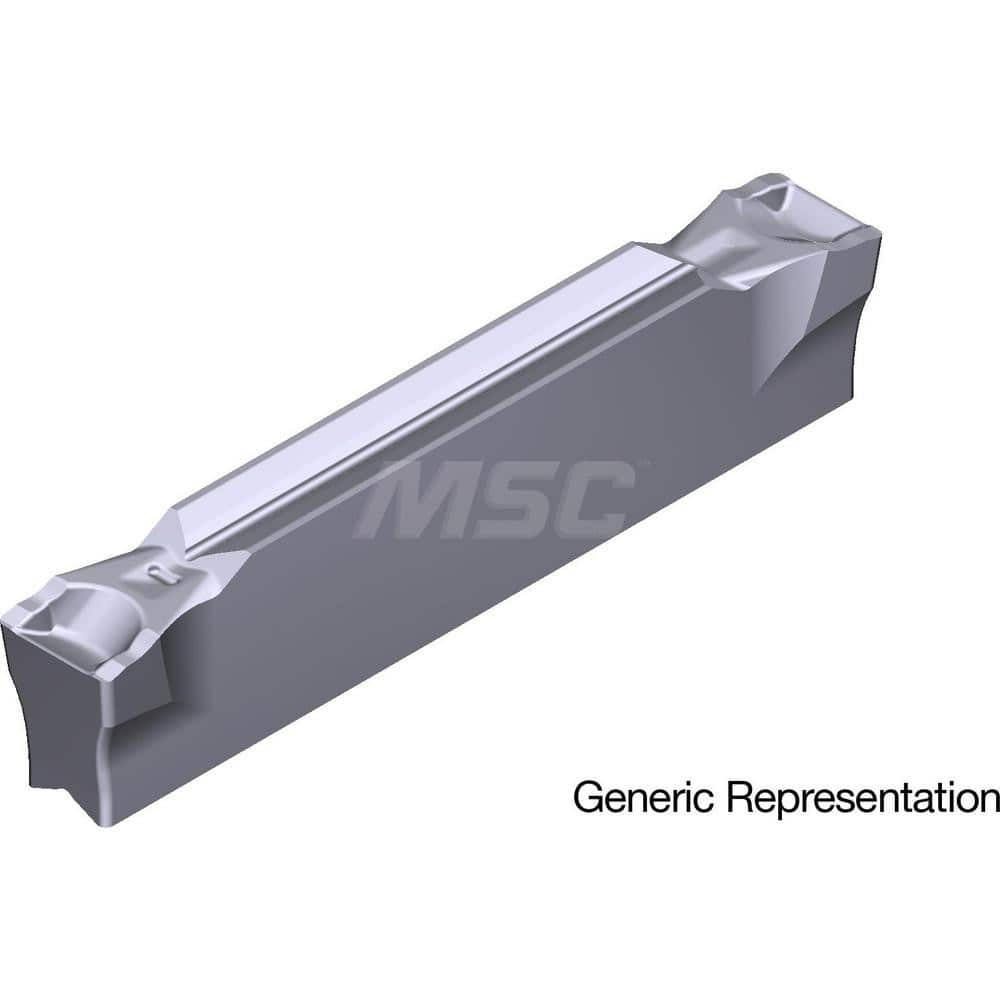 Grooving Insert: GCM2004GL AC5025S, Solid Carbide Absotech Finish, Neutral, 2 mm Cutting Width, 20 mm Max Depth, Series GND