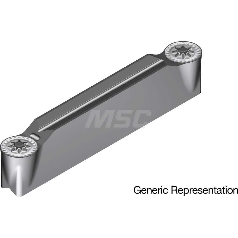 Grooving Insert: GCM5187RG AC8025P, Solid Carbide Absotech Finish, Neutral, 0.187″ Cutting Width, 0.906″ Max Depth, Series GND