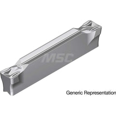 Grooving Insert: GCM5008MG AC8035P, Solid Carbide Absotech Finish, Neutral, 5 mm Cutting Width, 25 mm Max Depth, Series GND