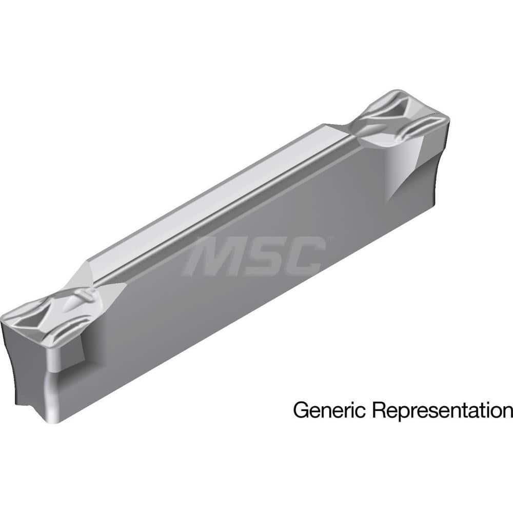 Grooving Insert: GCM5004MG AC8035P, Solid Carbide Absotech Finish, Neutral, 5 mm Cutting Width, 25 mm Max Depth, Series GND