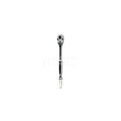 Tethered Ratchet: Teardrop Head 11″ OAL, 90 Gear Teeth, Full Polish Finish