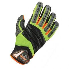 924 S LIME HYBRID DORSAL GLOVES - Makers Industrial Supply