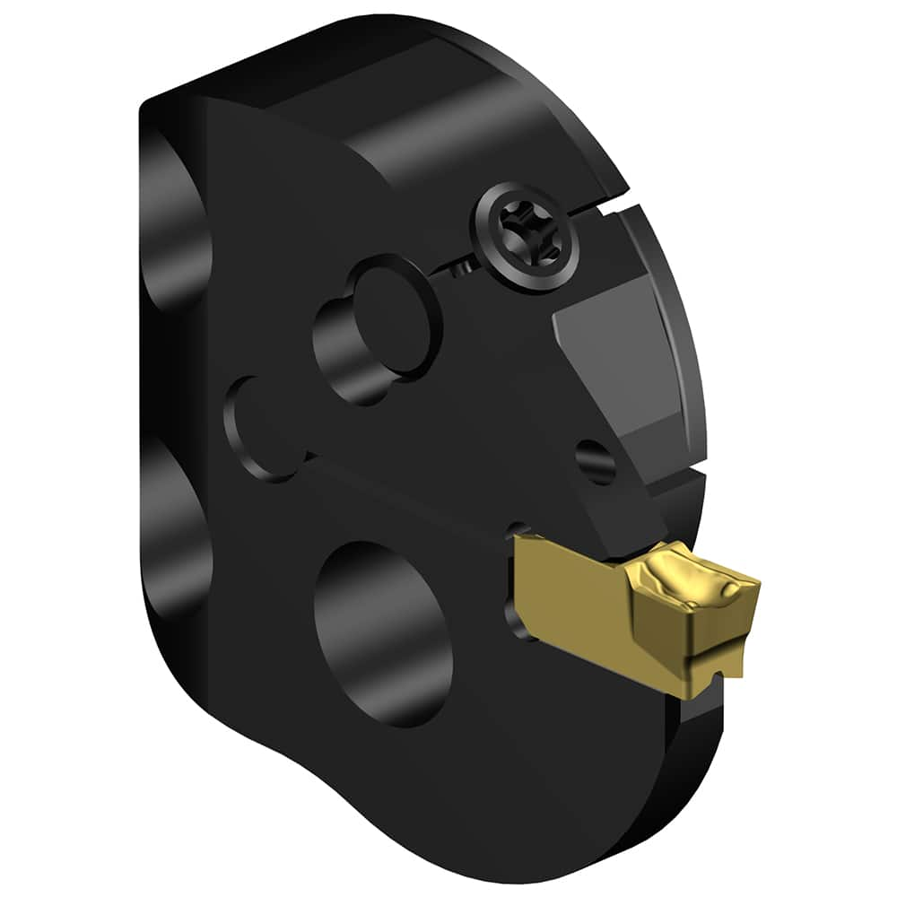 Modular Grooving Head: Right Hand, Cutting Head, System Size 32 0.3937″ Max Depth of Cut, Through Coolant, Series CoroCut QI