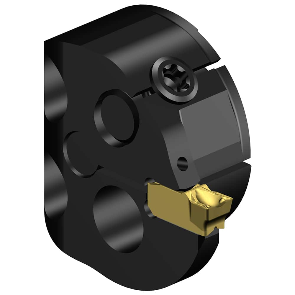 Modular Grooving Head: Right Hand, Cutting Head, System Size 25 0.1969″ Max Depth of Cut, Through Coolant, Series CoroCut QI