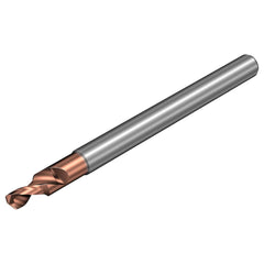 1.5mm Minor140° Solid Carbide Subland Step Drill Bit TiALN Lite Finish, 50mm OAL, Series CoroDrill 862