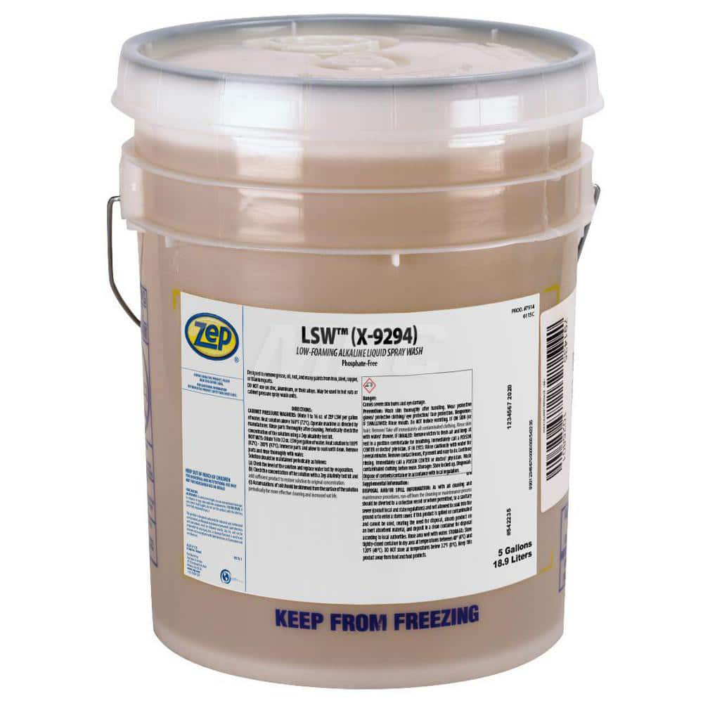 Zep L.S.W. Heavy-Duty, Low-Foam Degreaser and Stripper