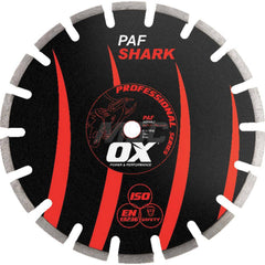 Wet & Dry Cut Saw Blade: 20″ Dia, 1″ Arbor Hole Use on Asphalt, Standard Arbor