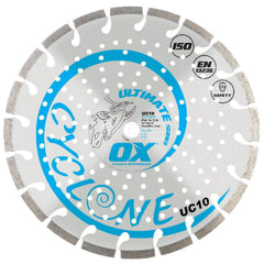 Wet & Dry Cut Saw Blade: 4″ Dia, 5/8 & 7/8″ Arbor Hole Use on Concrete, Standard Arbor