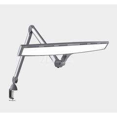 Task Light: LED, 44.0944″ Reach, Gooseneck Arm, Free Standing, White 15V, 20 Watts