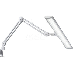 Task Light: LED, 39.37″ Reach, Ball Joint Arm, Free Standing, White 12V, 15 Watts