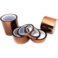 Polyimide Film Tape: 100' x 1 mil Thick Non-Adhesive, 100 to 500 ° F, Series PPF