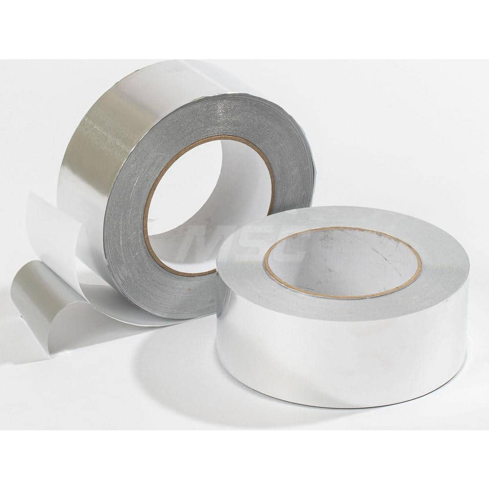 Duct Tape: 2-1/2″ Wide, 3.2 mil Thick, Aluminum Foil Acrylic Adhesive, 20 lb/in Tensile Strength, Series ALTC