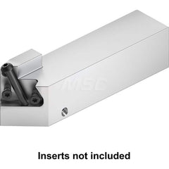 Indexable Cutoff Toolholder: 0.7163″ Max Depth of Cut, 0.7163″ Max Workpiece Dia, Right Hand 1-1/2″ Shank Height, 1-1/2″ Shank Width, Uses Beyond Evolution Blades Inserts, Series Beyond Evolution