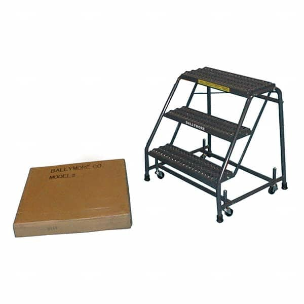 Ballymore - Rolling & Wall Mounted Ladders & Platforms Type: Stairway Slope Ladder Style: 50 Degree Incline - Makers Industrial Supply