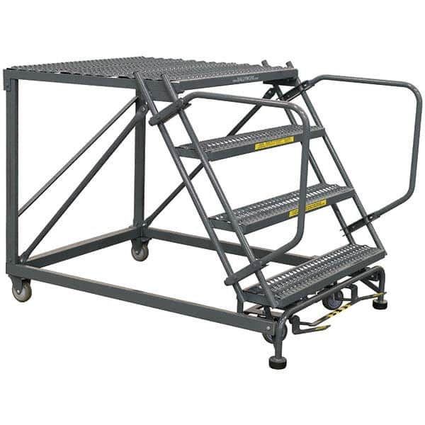 Ballymore - Rolling & Wall Mounted Ladders & Platforms Type: Stairway Slope Ladder Style: 59 Degree Incline - Makers Industrial Supply