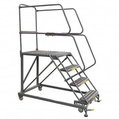 Ballymore - Rolling & Wall Mounted Ladders & Platforms Type: Stairway Slope Ladder Style: 59 Degree Incline - Makers Industrial Supply