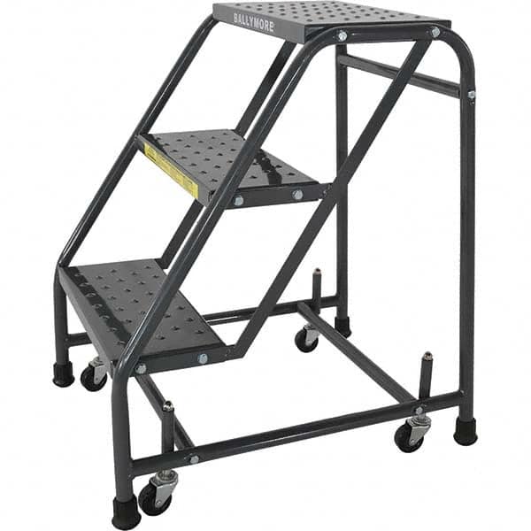 Ballymore - Rolling & Wall Mounted Ladders & Platforms Type: Stairway Slope Ladder Style: 50 Degree Incline - Makers Industrial Supply