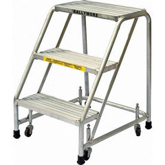 Ballymore - Rolling & Wall Mounted Ladders & Platforms Type: Rolling Style: Spring Loaded Rolling Safety Ladder - Makers Industrial Supply