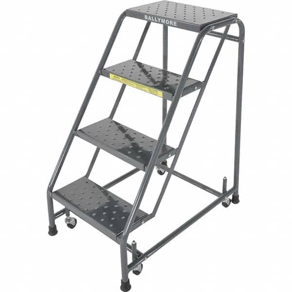 Ballymore - Rolling & Wall Mounted Ladders & Platforms Type: Stairway Slope Ladder Style: 50 Degree Incline - Makers Industrial Supply