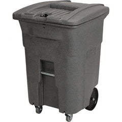 96 Gal Rectangle Graystone Confidential Document Container Polyethylene