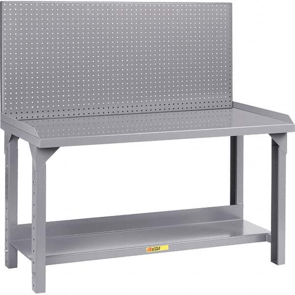 Little Giant - Stationary Work Benches, Tables Type: Work Bench Top Material: 12 Gauge Steel - Makers Industrial Supply