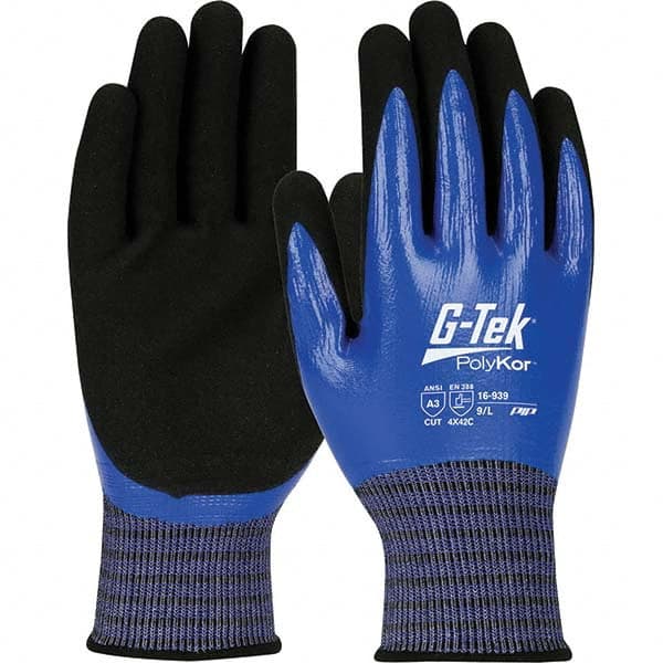 PIP - Size XL, ANSI Cut Lvl A3, Puncture Lvl 4, Abrasion Lvl 4, Nitrile Coated Cut Resistant Gloves - Makers Industrial Supply