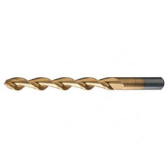 #10 RHS / RHC HSS 118 Degree Notched Point Parabolic HSS Jobber Drill - TiN - Makers Industrial Supply