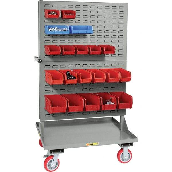 Little Giant - 30" Wide x 36" Long x 64" High Cart - Steel, Polyurethane Casters - Makers Industrial Supply