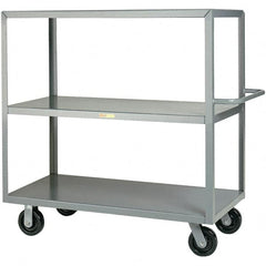 Little Giant - 3,600 Lb Capacity, 24" Wide x 36" Long x 45" High Cart - Steel, Phenolic Casters - Makers Industrial Supply