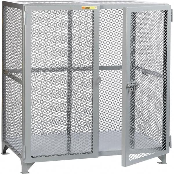 Little Giant - 1 Shelf Storage Cabinet - Steel, 73" Wide x 33" Deep x 52" High - Makers Industrial Supply