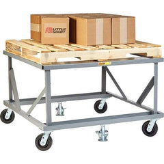 Little Giant - 3,600 Lb Capacity Steel Adjustable Pallet Stand - 30" High - Makers Industrial Supply