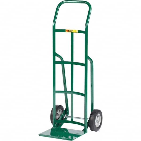 Little Giant - 800 Lb Capacity 47" OAH Hand Truck - Continuous Handle, Steel, Rubber Wheels - Makers Industrial Supply