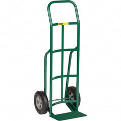 Little Giant - 800 Lb Capacity 47" OAH Hand Truck - Continuous Handle, Steel, Rubber Wheels - Makers Industrial Supply