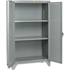 Little Giant - 2 Shelf Storage Cabinet - Steel, 60" Wide x 26" Deep x 78" High - Makers Industrial Supply